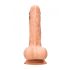 RealRock Dong 10 - realistisch, met balzak dildo (25cm) - natuur