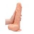 RealRock Dong 10 - realistisch, met balzak dildo (25cm) - natuur