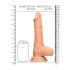 RealRock Dong 10 - realistisch, met balzak dildo (25cm) - natuur