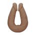 RealRock Dubbele Dong 14 - donker natuur (36 cm)