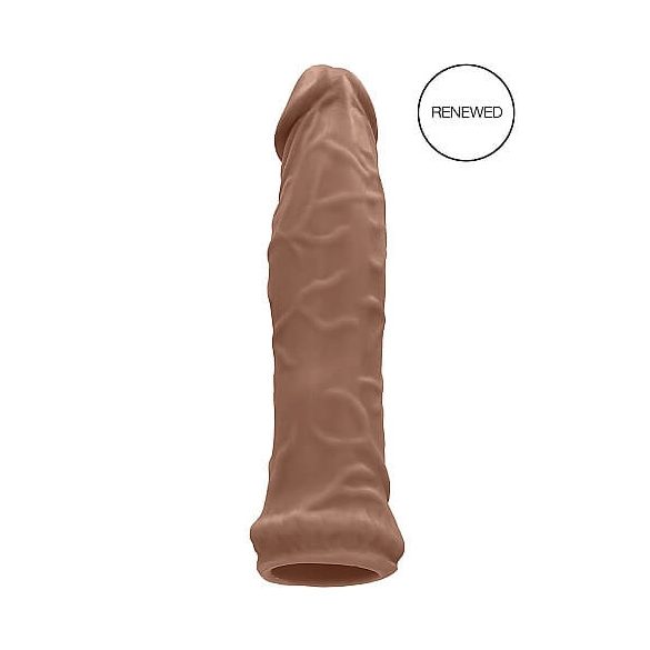 RealRock Penis Sleeve 6 - penismouw (17cm) - donker natuurlijk