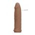 RealRock Penis Sleeve 6 - penismouw (17cm) - donker natuurlijk