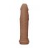 RealRock Penis Sleeve 6 - penismouw (17cm) - donker natuurlijk