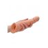 RealRock Penis Sleeve 8 - penismouw (21cm) - naturel