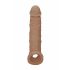 RealRock Penis Sleeve 21cm - donker natuurlijk