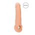 RealRock Penis Sleeve 9 - penismouw (21,5 cm) - natuur