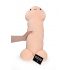 Knuffelige pluche penis - 60cm (natuur)