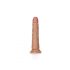 RealRock Slim - realistische dildo met zuignap 15,5cm (donker natuur)