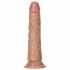 RealRock Slim - realistische dildo met zuignap 15,5cm (donker natuur)