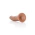 RealRock Slim - realistische dildo met zuignap 15,5cm (donker natuur)