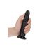 RealRock Slim - Zwarte Realistische Dildo met Zuignap - 15,5 cm