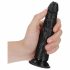 RealRock Slim - Zwarte Realistische Dildo met Zuignap - 15,5 cm