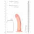 RealRock - Realistische zuignap dildo - 15,5 cm (natuurlijk)