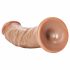 RealRock - realistische dildo met zuignap - 15,5cm (donkere huidskleur)