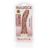 RealRock - realistische dildo met zuignap - 15,5cm (donkere huidskleur)