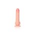 RealRock - zuignap, realistische dildo met ballen - 15,5cm (huidkleurig)