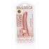 RealRock - zuignap, realistische dildo met ballen - 15,5cm (huidkleurig)