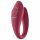 Raytech Rose - oplaadbare, waterdichte partnervibrator (rood)