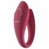 Raytech Rose - oplaadbare, waterdichte partnervibrator (rood)