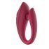 Raytech Rose - oplaadbare, waterdichte partnervibrator (rood)