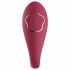 Raytech Rose - oplaadbare, waterdichte partnervibrator (rood)