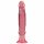 Kristallen Jellies - beginners anale dildo (roze)