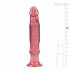 Kristallen Jellies - beginners anale dildo (roze)