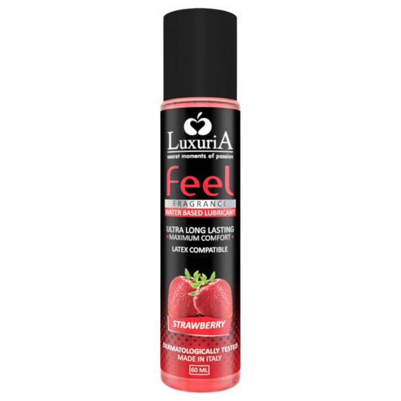 LuxuriA Feel Strawberry - glijmiddel op waterbasis - aardbei (60ml)