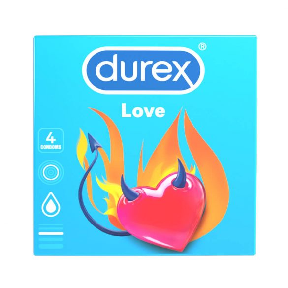 Durex Love condoom - Easy-on condoom (4 stuks)