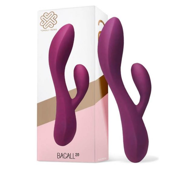 Engily Ross Bacall 2.0 - herlaadbare G-spot vibrator met clitoral arm (paars)