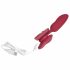 Platanomelón Mobi - oplaadbare, draadloze vibrator set - 2-delig (rood)