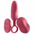 Platanomelón Mobi - oplaadbare, draadloze vibrator set - 2-delig (rood)