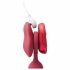 Platanomelón Mobi - oplaadbare, draadloze vibrator set - 2-delig (rood)