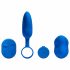 Platanomelón Mobi - oplaadbare, draadloze vibratorset - 2-delig (blauw)