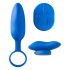 Platanomelón Mobi - oplaadbare, draadloze vibratorset - 2-delig (blauw)