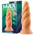 Max & Co Felix - gedraaide anale dildo - 15cm (naturel)