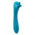 Evolved Heads or Tails - oplaadbare dubbelzijdige vibrator (blauw)