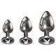 Playboy - anale dildo set - 3-delig (zilver)