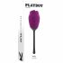 Playboy - waterdichte, oplaadbare, tongvormige roos vibrator (paars)