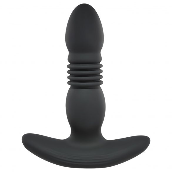 Playboy - oplaadbare, stotende anale vibrator (zwart)