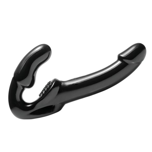 Strap U Revolver - draadloze strap-on dildo (zwart)