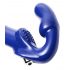 Strap U Revolver II - klemloze opzet vibrator (blauw)