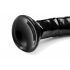 Hosed Realistische Anale Slang 19 - zuignap anale dildo (zwart)