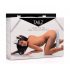 TAILZ - Witte vossenstaart anaal dildo set (zwart-wit)