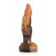 Creature Cocks Ravager - getextureerde siliconen dildo - 20cm (oranje)