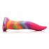 Creature Cocks Tong - oplichtende siliconen dildo - 21cm (regenboog)