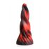 Creature Cocks Hell Kiss - gedraaide siliconen dildo - 19cm (rood)