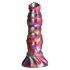 Wezen Pik Larve - ovipositor dildo met eieren (regenboog)