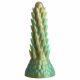 Criatuur Kokken Stegosaurus - gestekkelde siliconen dildo - 20cm (groen)