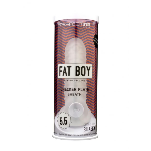 Fat Boy Checker Box - penismouw (15cm) - melkwit